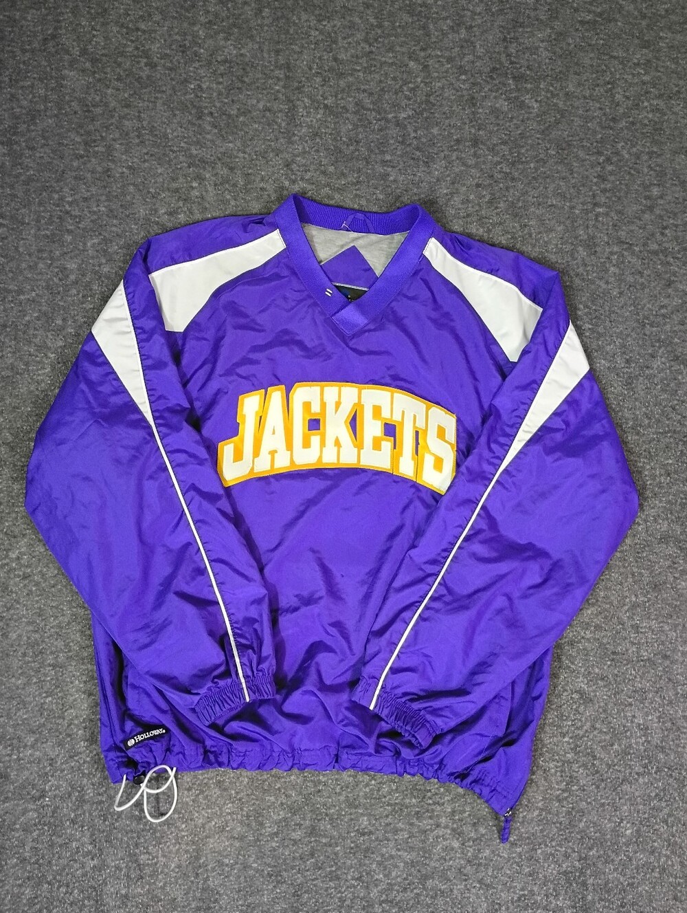 Vintage Y2K Holloway Jackets Pullover Windbreaker Purple Gold Size Holloway team